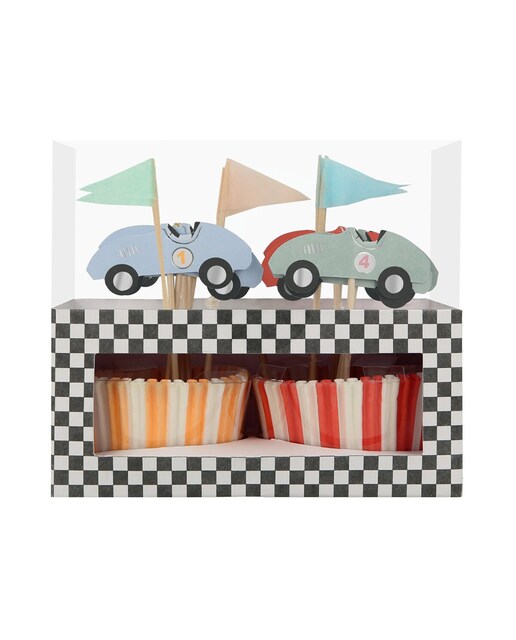 Imagen 0 de Cupcake kit Meri Meri de coches de carreras