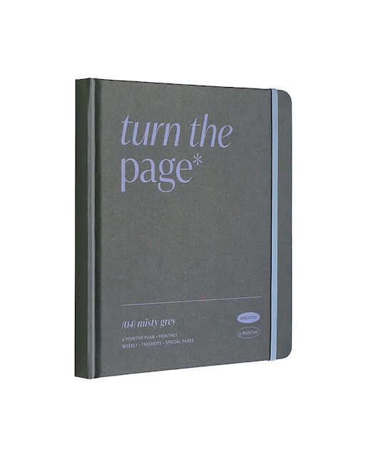 Imagen 0 de Planificador semanal Turn de Page Iconic 6 meses gris