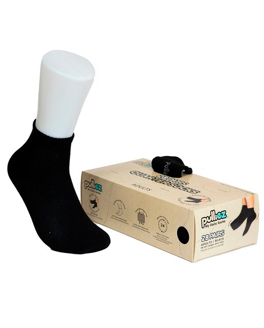 Imagen 0 de Caja Dosificadora Calcetines Pulliez Adulto Negro Talla 36-46