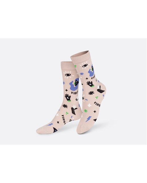 Imagen 0 de Calcetines Eat My Socks Zodiaco Virgo Talla Única Beige