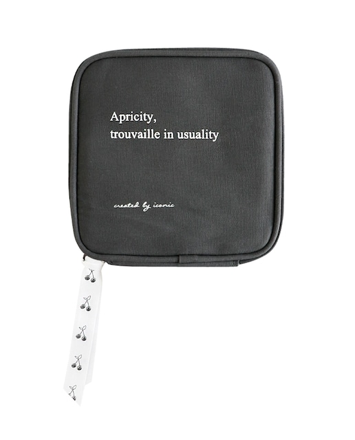 Imagen 0 de Guarda Cables de Algodón Iconic Color Charcoal