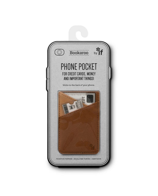 Imagen 0 de Bolsillo adhesivo para movil That Company Called If marrón