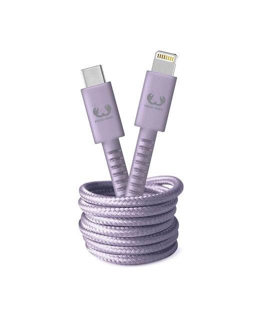 Imagen 0 de Cable USB C a USB C de 2m Fresh ´n Rebel Dreamy Lilac