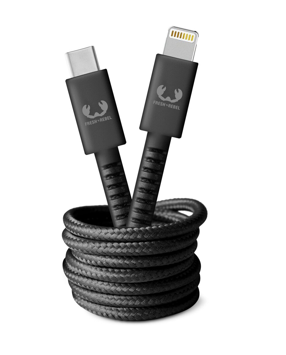 Imagen 0 de Cable USB C a USB C de 2m Fresh ´n Rebel Storm Grey