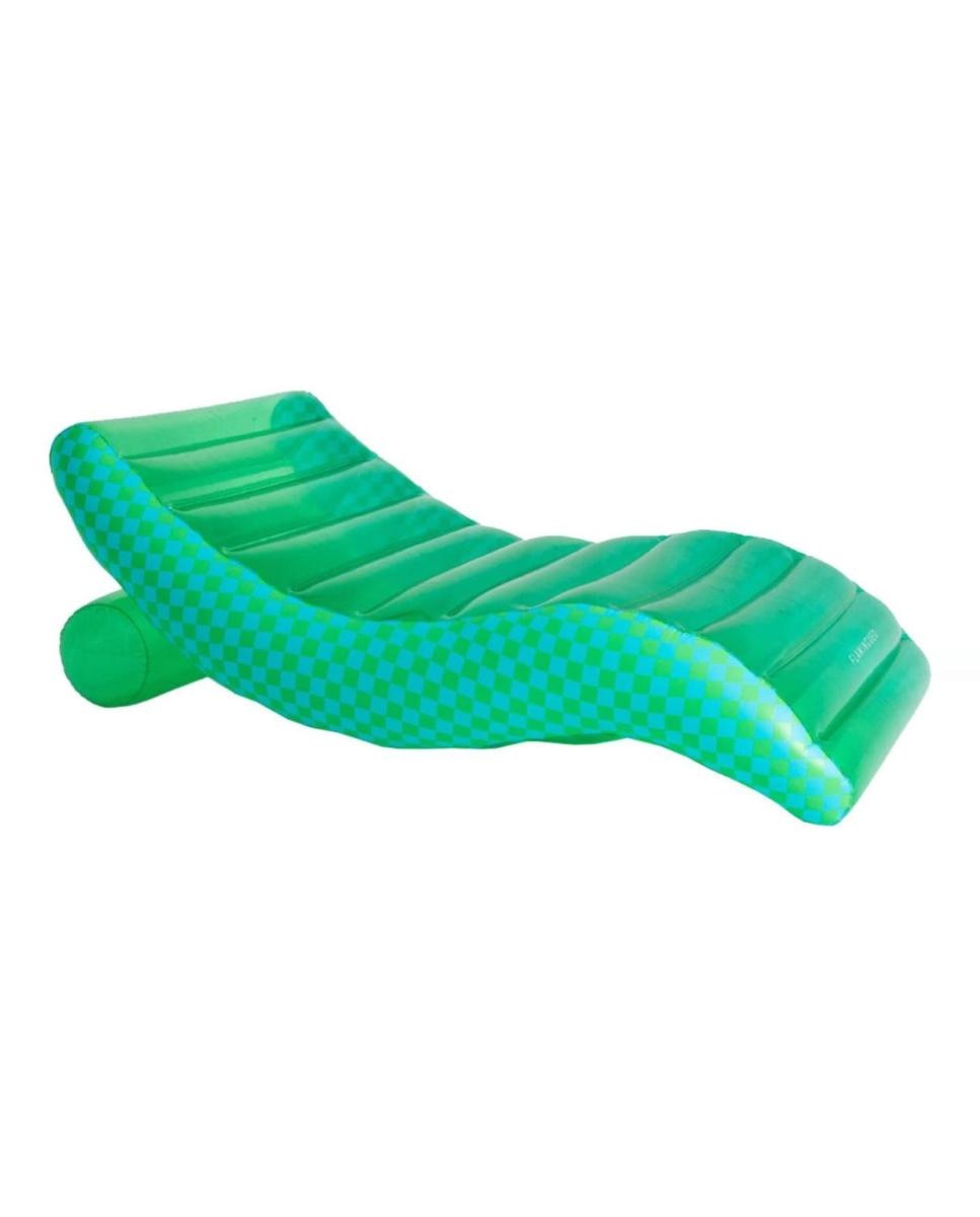 Imagen 0 de Tumbona hinchable Flamingueo para piscina y playa color verde