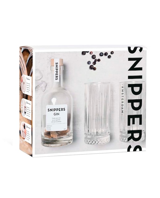 Imagen 0 de Set haz tu ginebra Snippers con 2 vasos