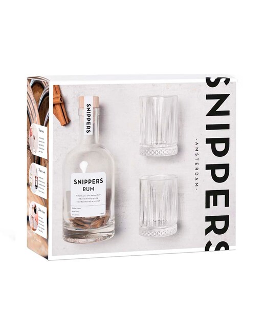 Imagen 0 de Set haz tu ron Snippers con 2 vasos