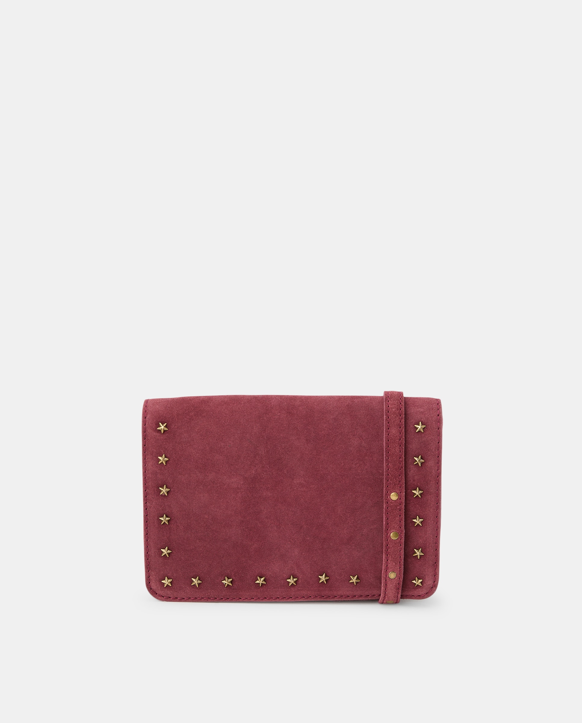 Imagen 0 de Bolso de serraje con tachas de niña
