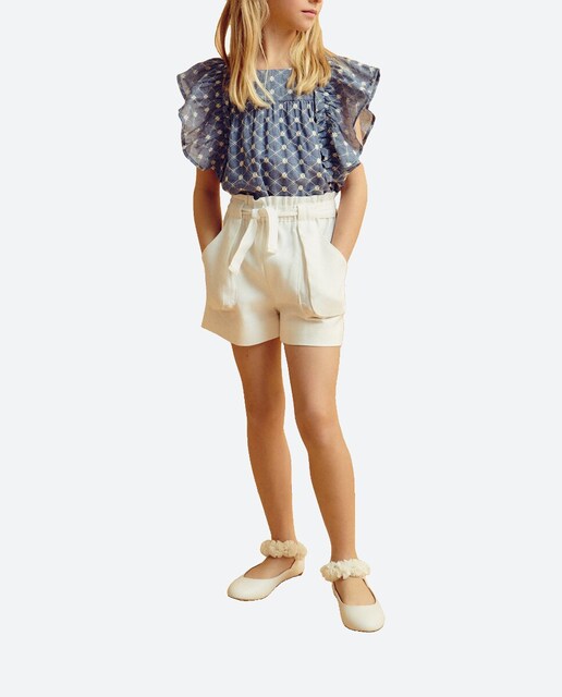 Imagen 0 de Short de niña lino