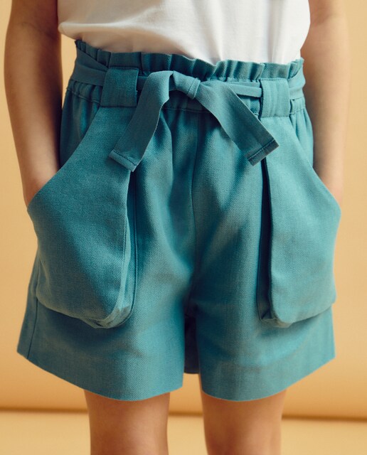 Imagen 0 de Short de niña lino