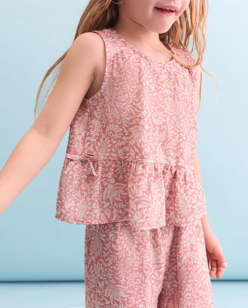 Imagen 0 de Top satinado de niña
