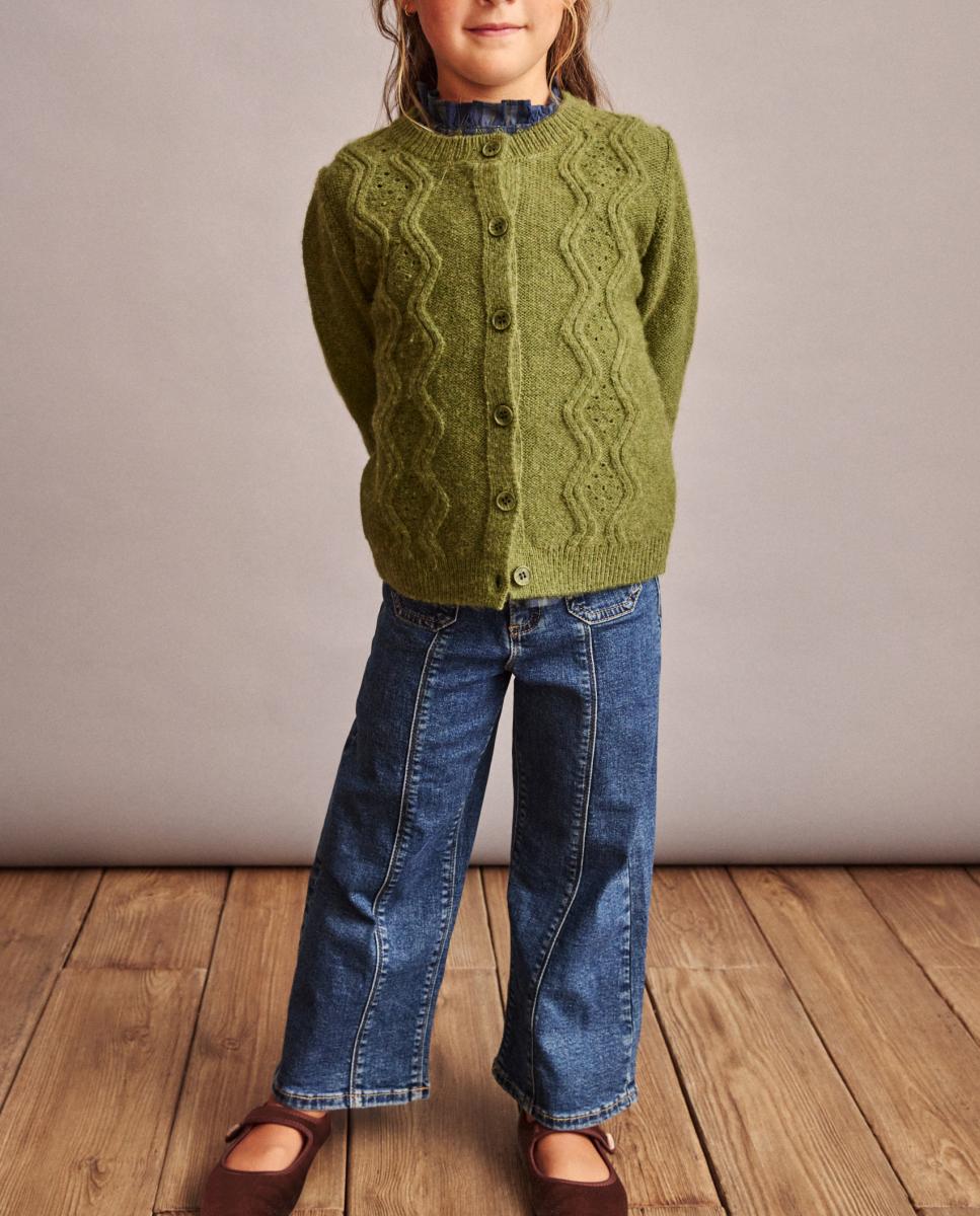 Imagen 0 de Pantalón denim marine costura delantera de niña