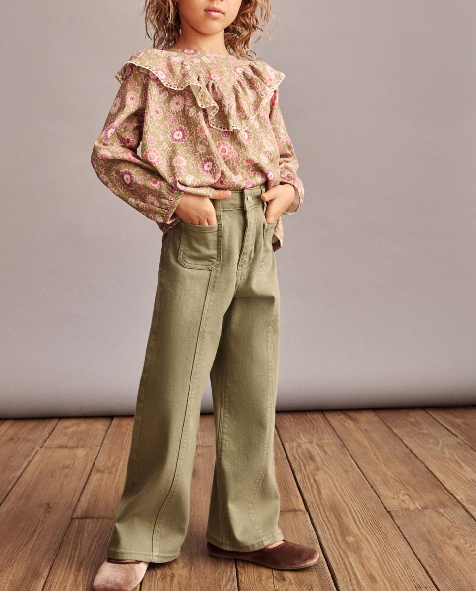Imagen 0 de Pantalón denim marine costura delantera de niña