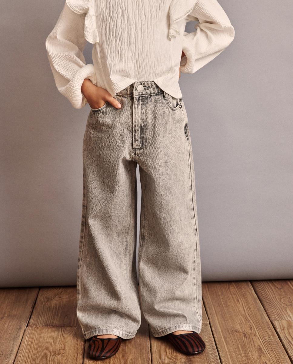 Imagen 0 de Pantalón denim foil de niña