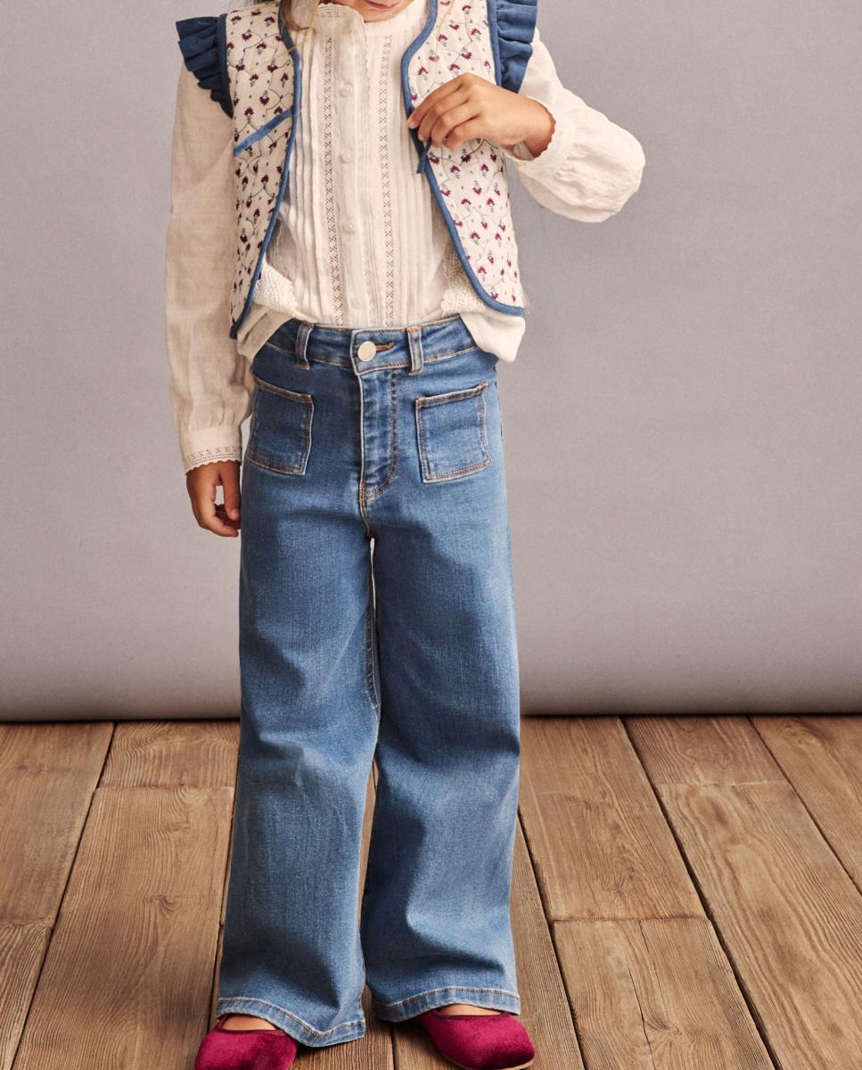 Imagen 0 de Chaleco reversible ligero all over print de niña