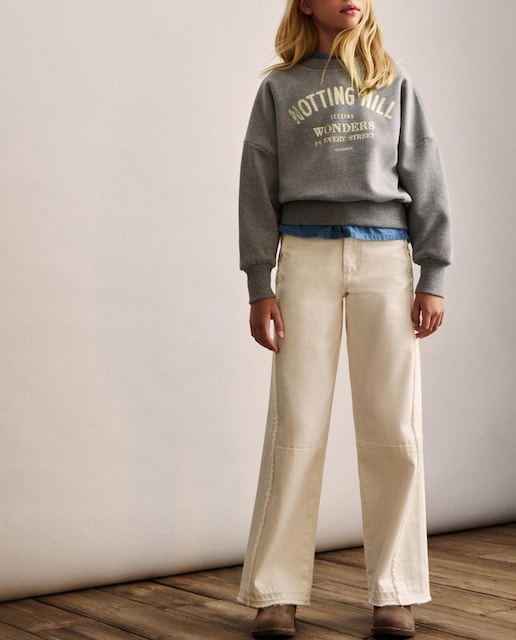 Imagen 0 de Sudadera oversize foil de niña