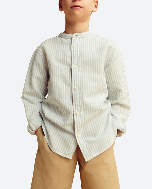 Imagen 0 de Camisa con cuello mao de niño