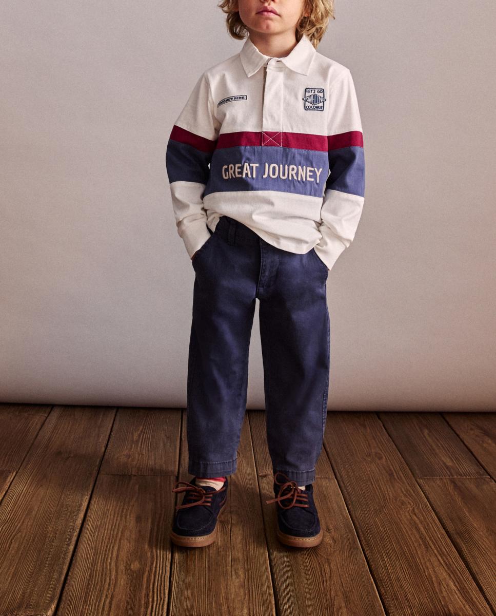 Imagen 0 de Pantalón chino sarga lavada de niño