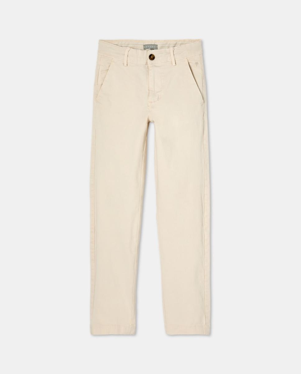 Imagen 0 de Pantalón chino tejido sarga lavada de niño