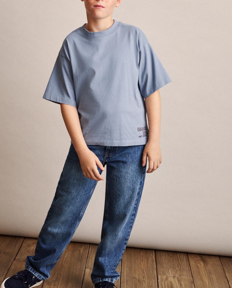 Imagen 0 de Pantalón vaquero relaxed fit de niño