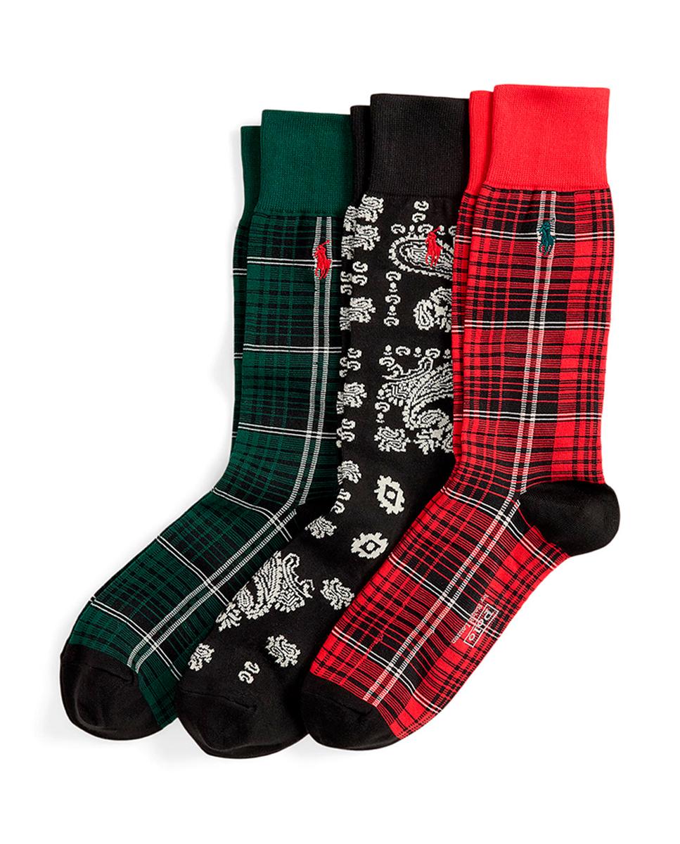 Imagen 0 de Pack de 3 pares de calcetines de hombre cortos con estampado