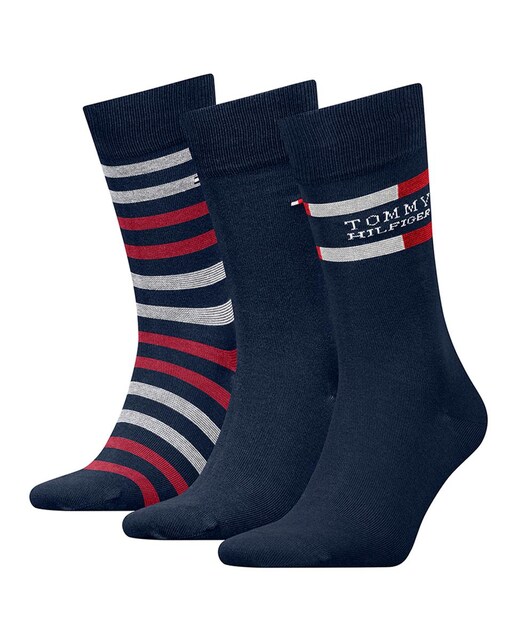 Imagen 0 de Calcetines clásicos de hombre de Tommy Hilfiger (caja regalo pack de 3)