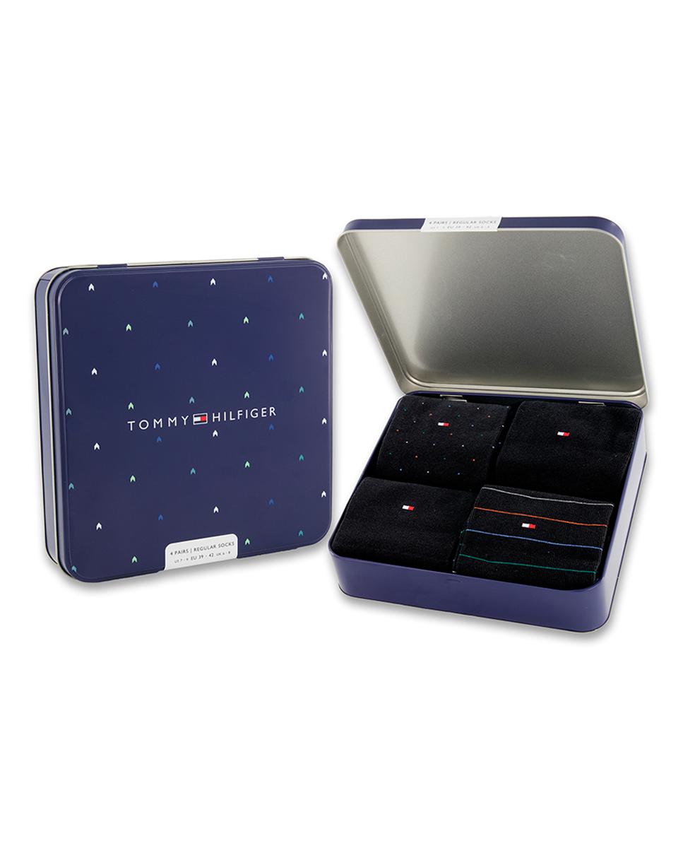 Imagen 0 de Calcetines clásicos de hombre de Tommy Hilfiger (caja regalo pack de 4)