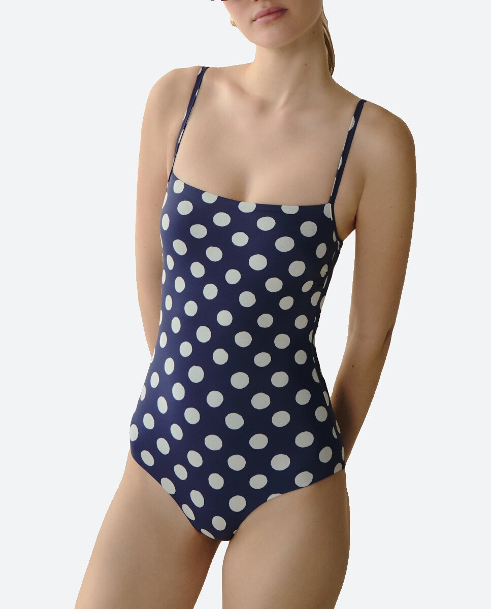 Imagen 0 de Bañador camiseta detalle lazada de mujer