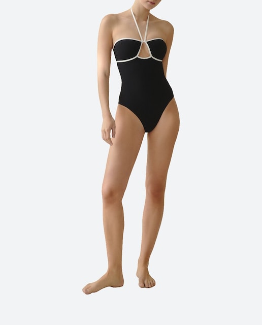 Imagen 0 de Bañador de mujer bandeau con detalle cut out