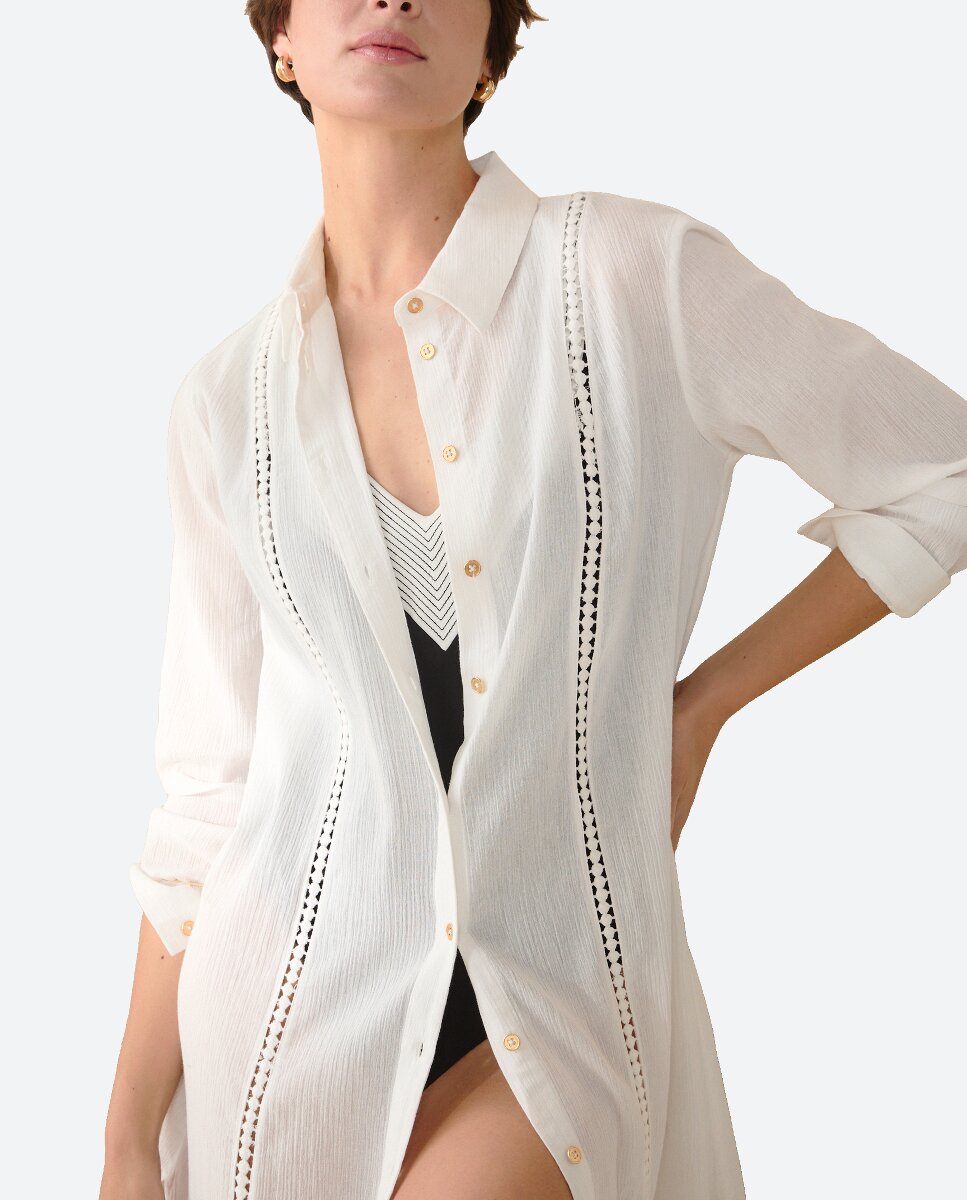 Imagen 0 de Camisola abotonada detalle espalda