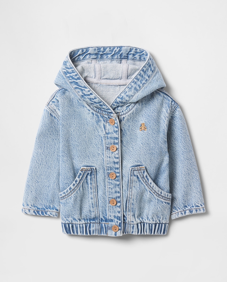 Imagen 0 de Chaqueta vaquera supersuave de mezcla de algodón de bebé