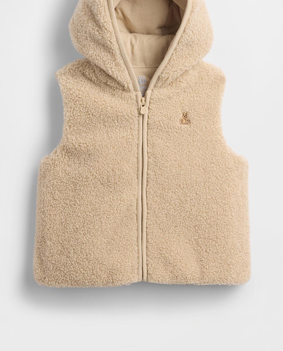 Imagen 0 de Chaleco de bebé Baby Sherpa con capucha