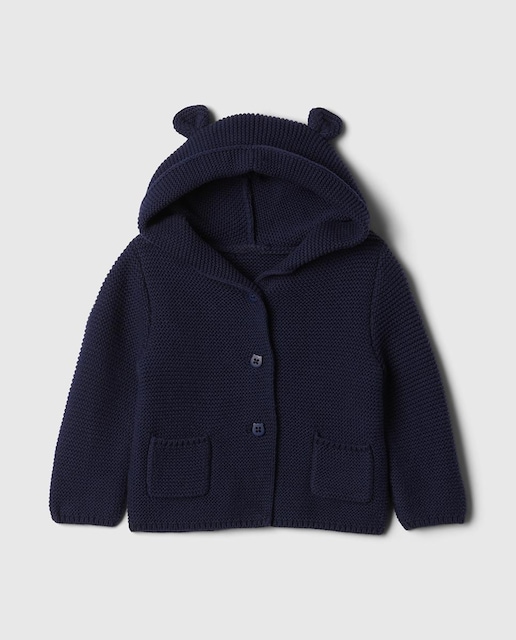 Imagen 0 de Chaqueta de bebé niño con botones y capucha