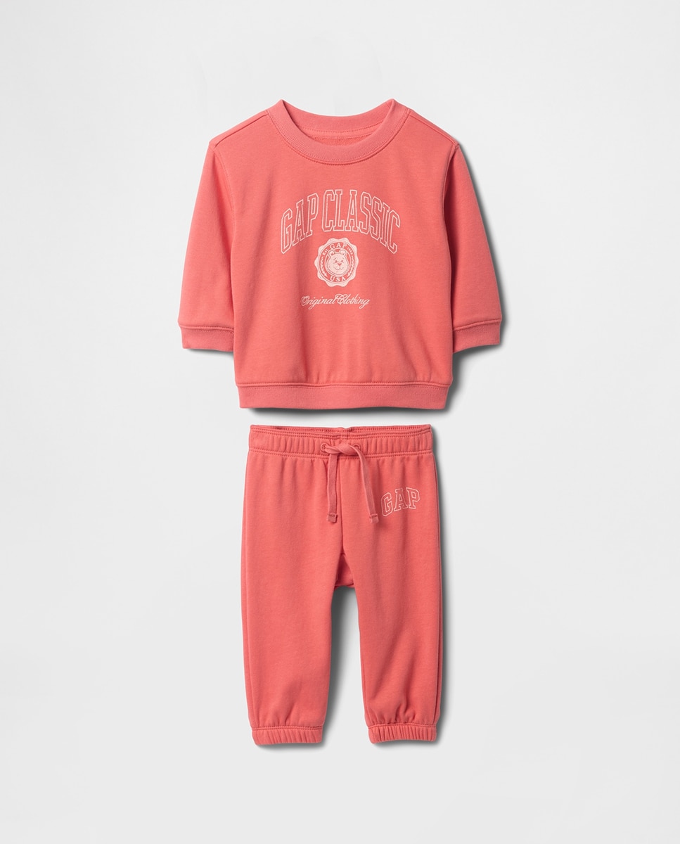 Imagen 0 de Conjunto deportivo de sudadera y pantalón largo con cordón