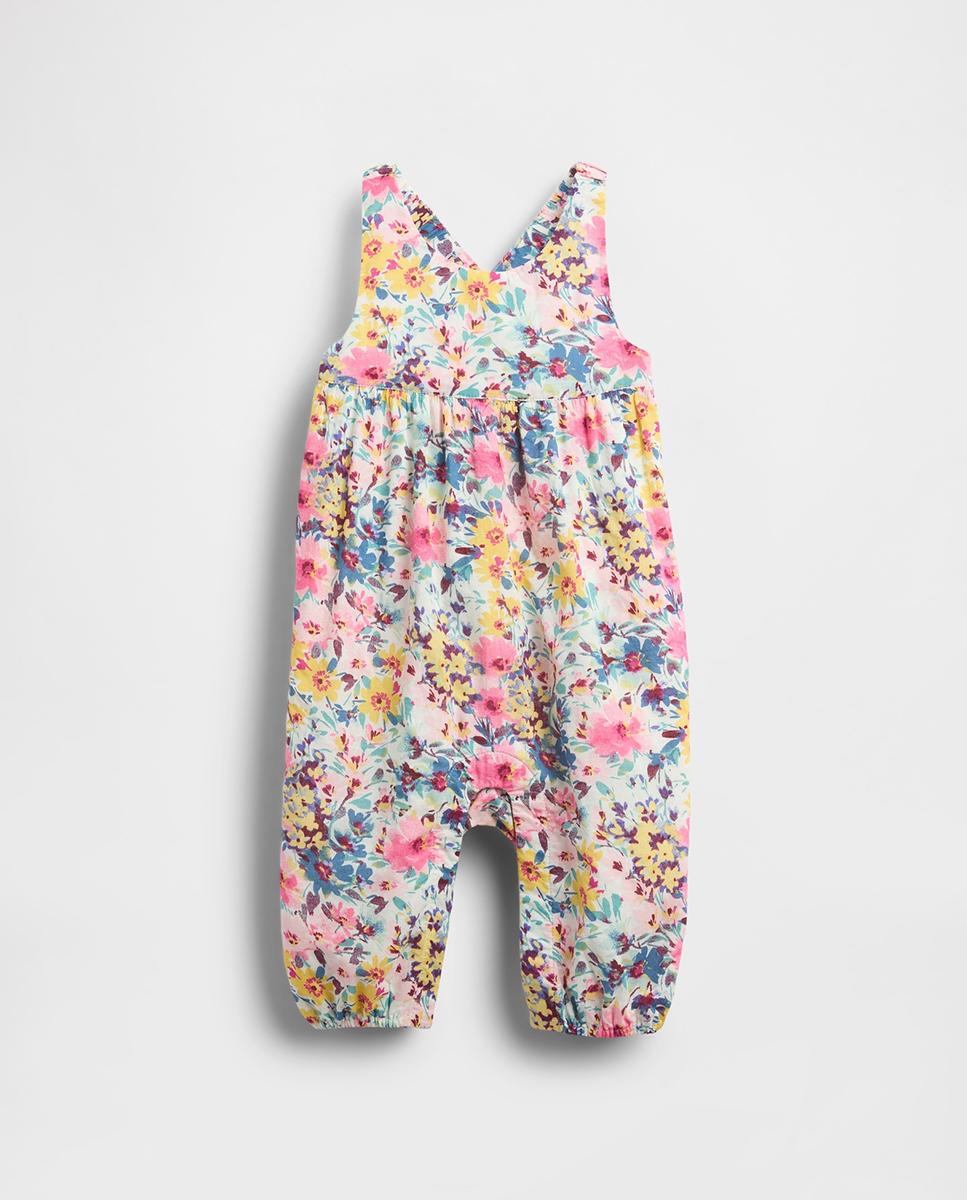 Imagen 0 de Mono de bebé estampado con volantes