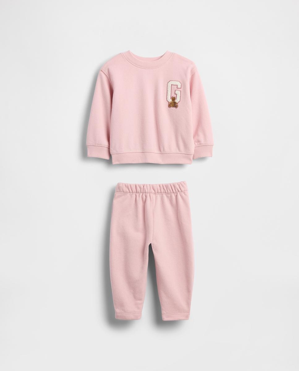 Imagen 0 de Conjunto de bebé de punto con logo vintage
