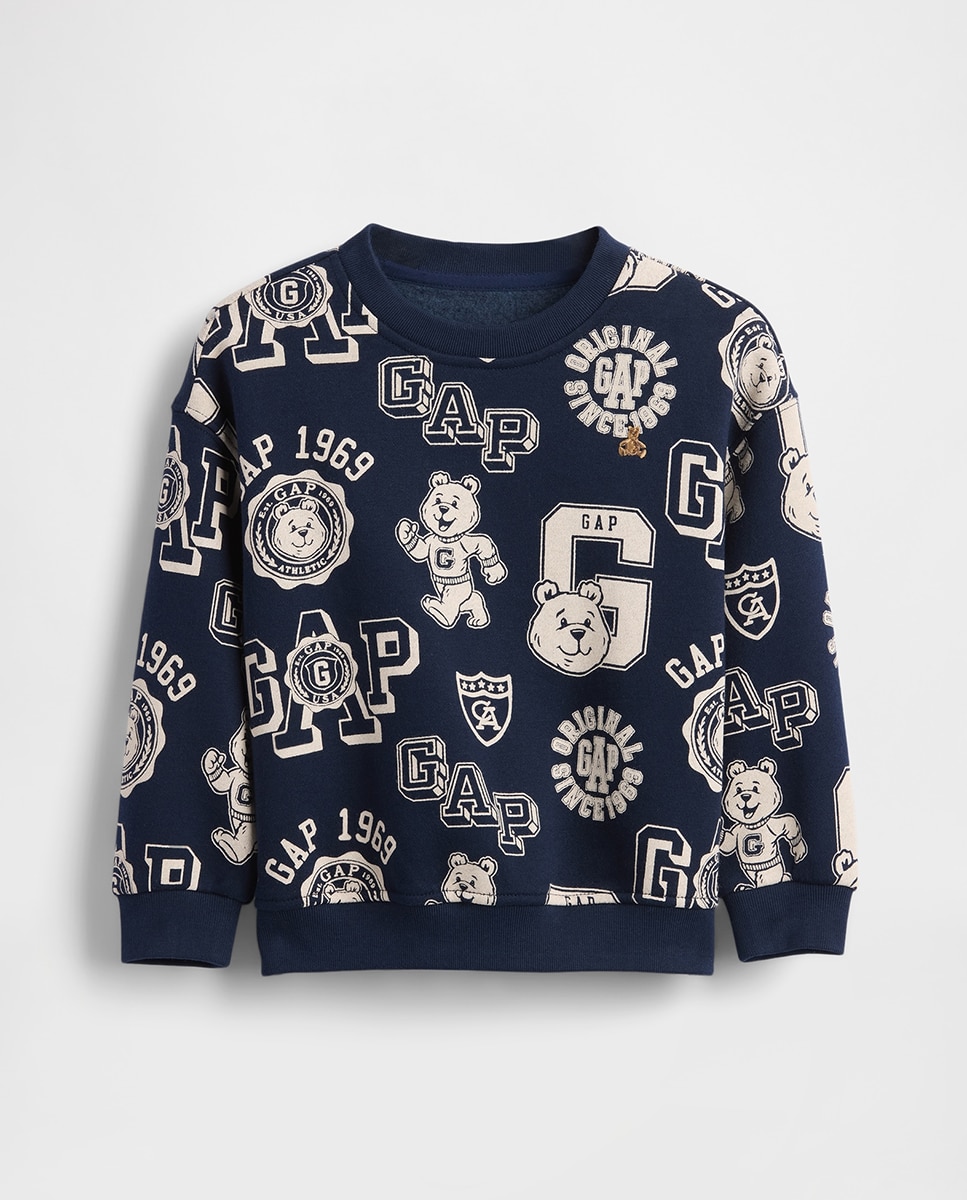 Imagen 0 de Sudadera de bebé cerrada con logo