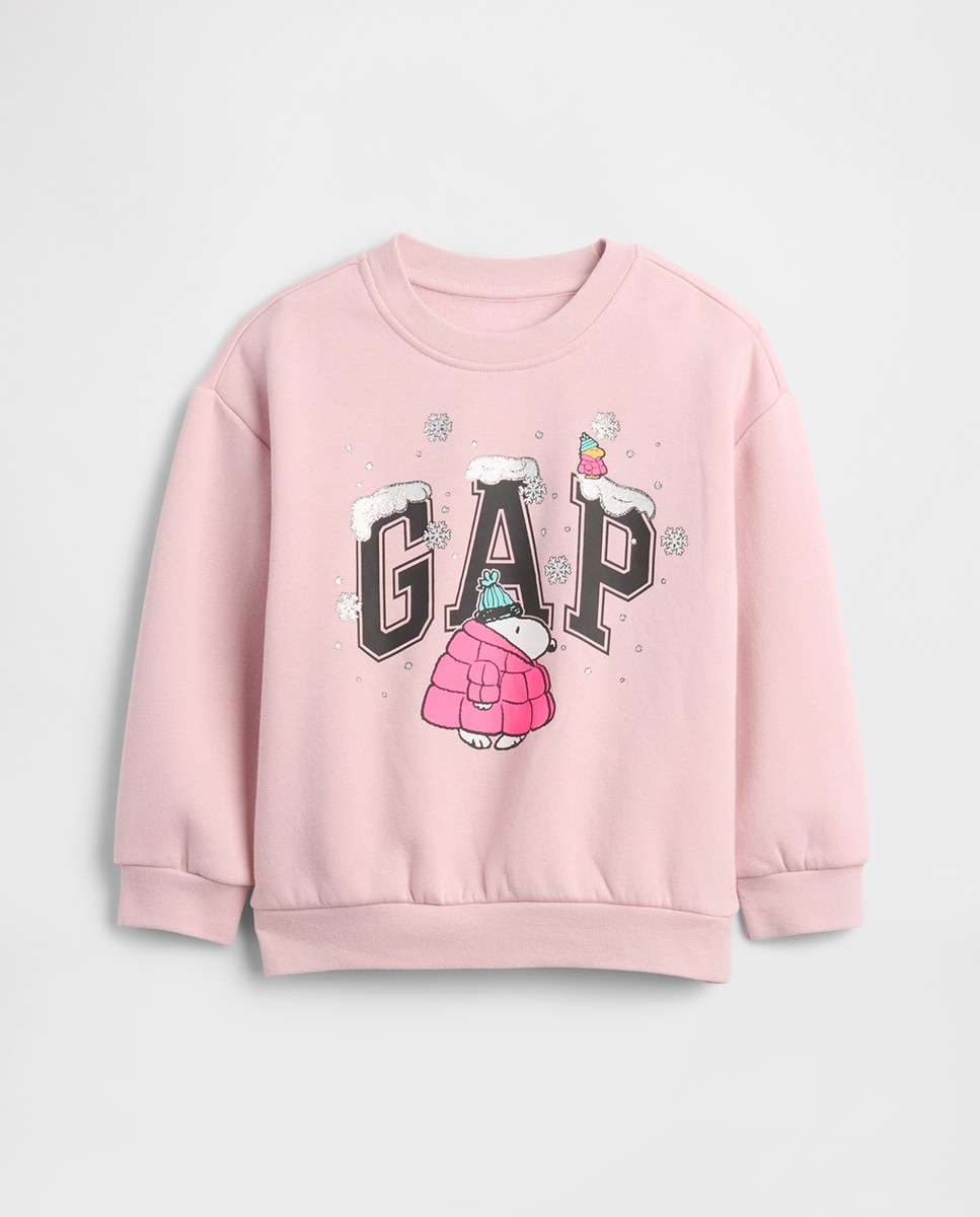 Imagen 0 de Sudadera de bebé básica cuello redondo y manga larga