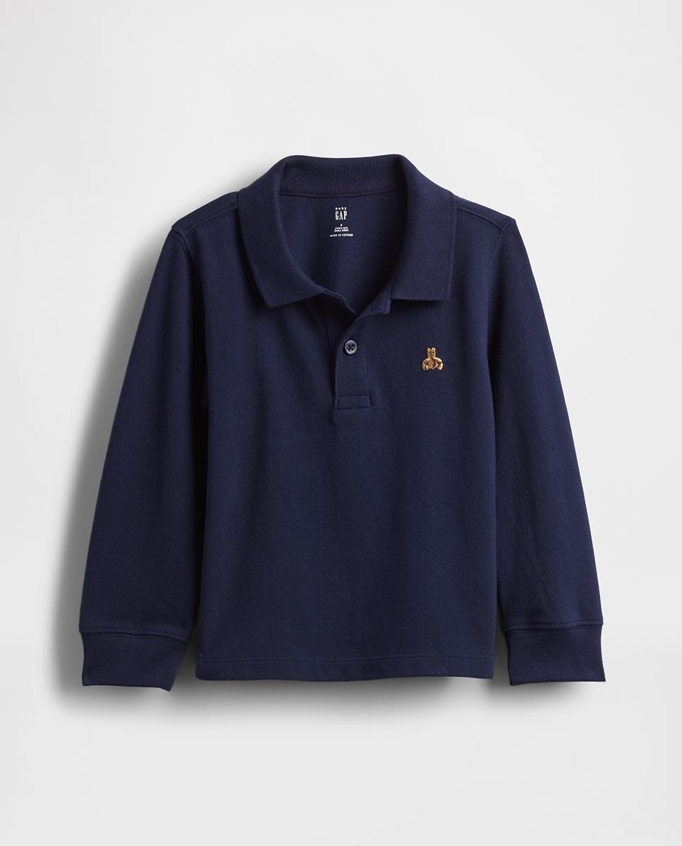 Imagen 0 de Camiseta de bebé polo pique liso