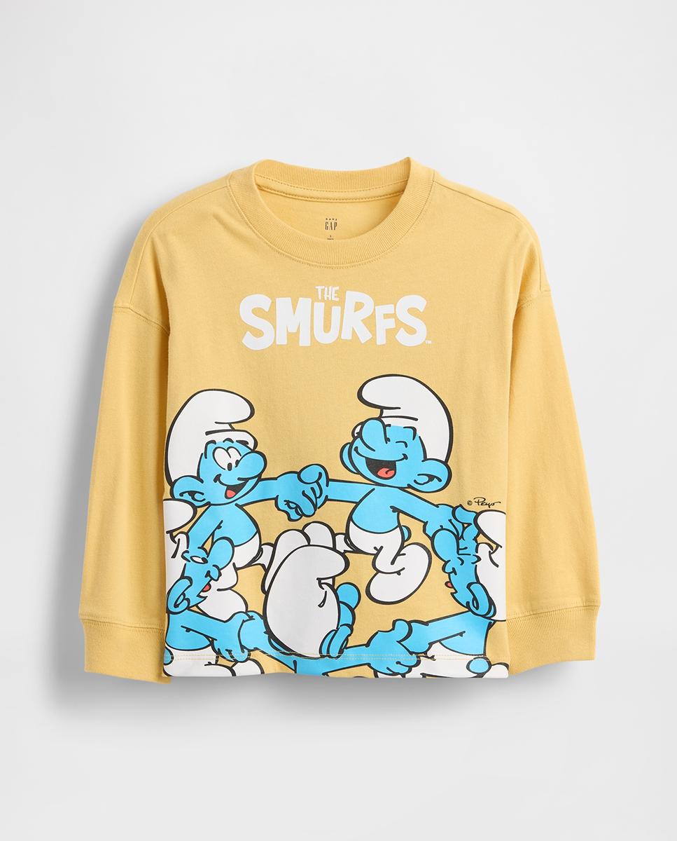 Imagen 0 de Camiseta de bebé de los Pitufos