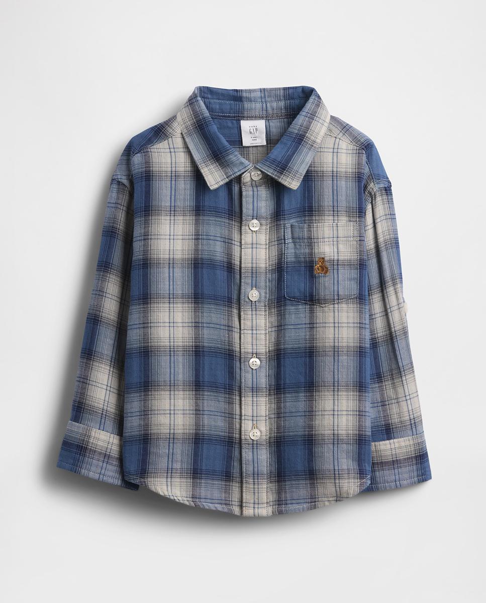 Imagen 0 de Camisa cuadros de bebé manga larga