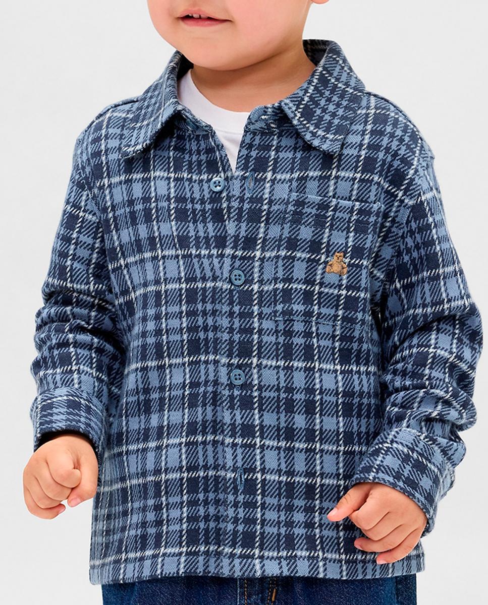 Imagen 0 de Camisa de bebé cuadros con botones al frente