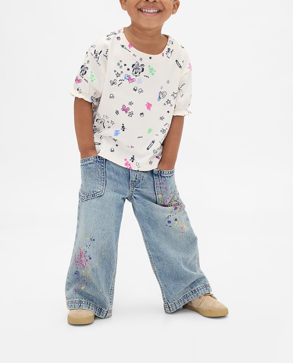 Imagen 0 de Pantalón vaquero de bebé ancho