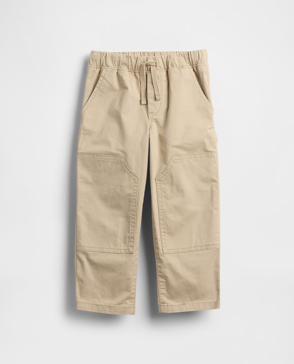 Imagen 0 de Pantalones de bebé tipo carpintero con cintura elástica