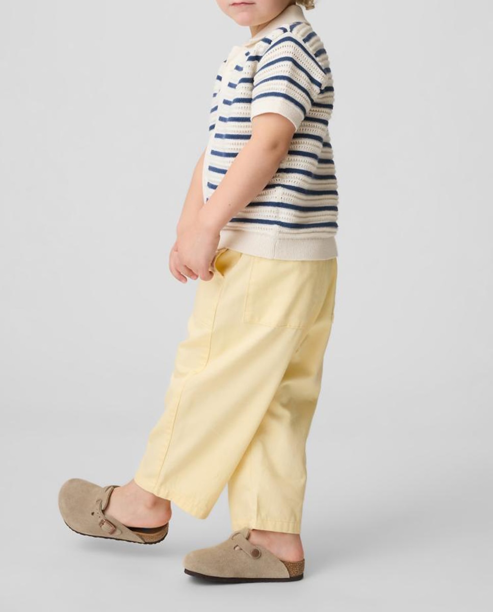 Imagen 0 de Pantalones barrel con bolsillos de bebé