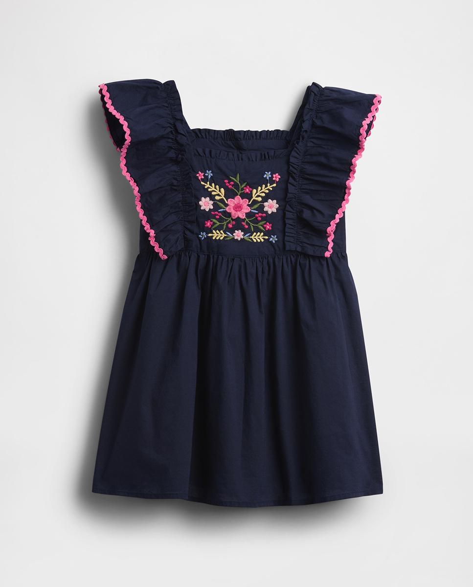 Imagen 0 de Vestido de bebé manga acampanada con volantes