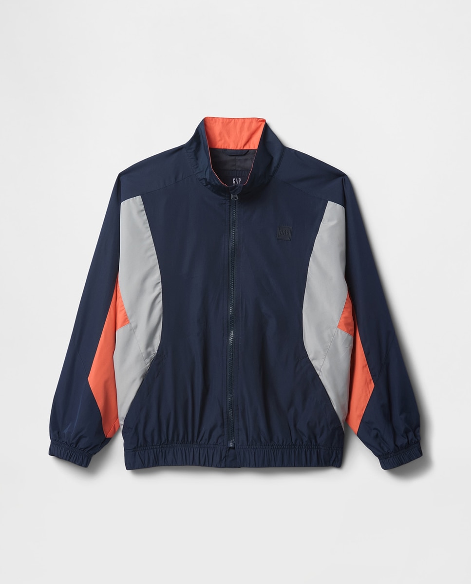 Imagen 0 de Chaqueta cortavientos con bloques de color para niños