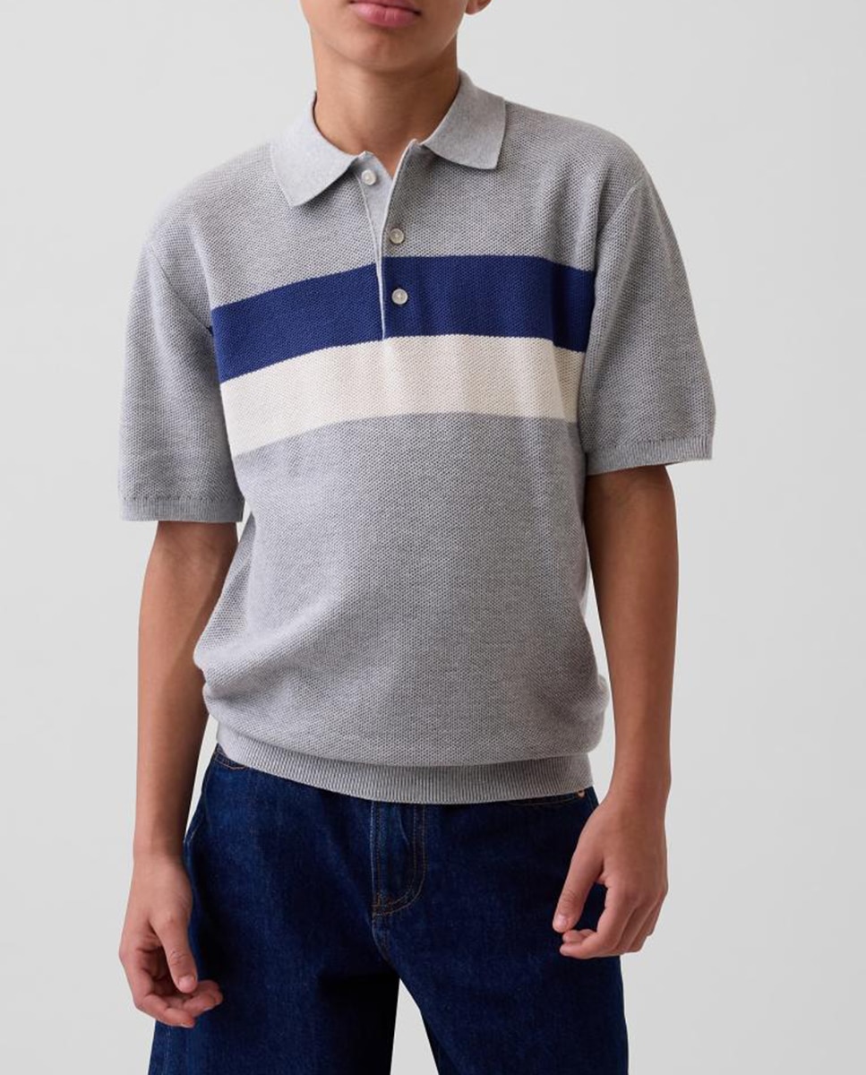 Imagen 0 de Polo básico relaxed fit de niño