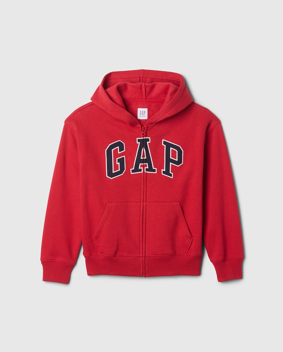 Imagen 0 de Sudadera de niño con capucha y cremallera