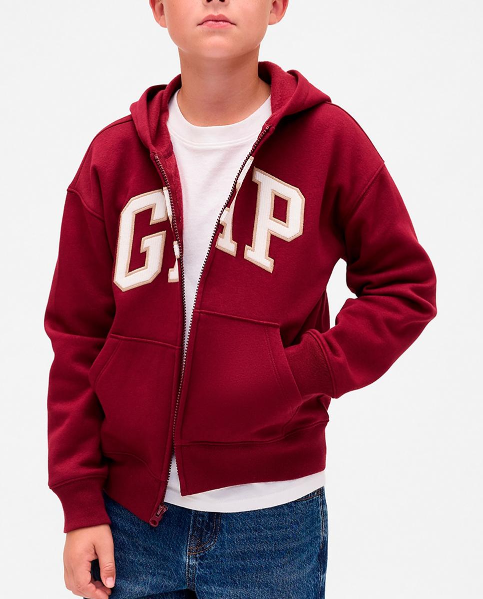 Imagen 0 de Sudadera con capucha y cremallera de niño